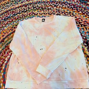 Pastel Tie-Dye Crew Neck Sweater